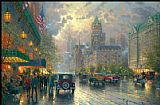 New York 5th Avenue by Thomas Kinkade